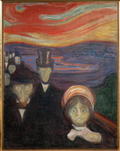Anxiety by Edvard Munch