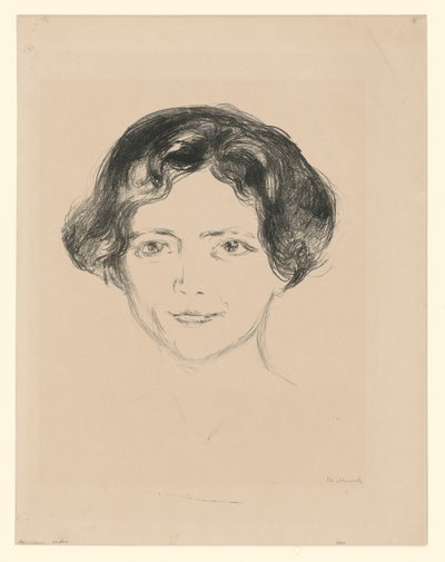 Edith Rode by Edvard Munch