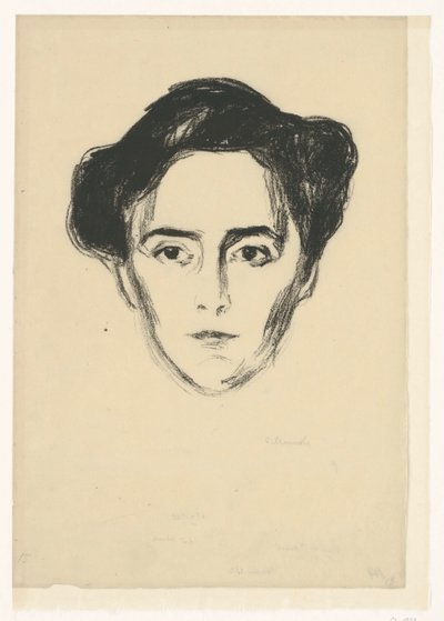 Mrs. Schwarz by Edvard Munch