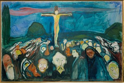 Golgotha by Edvard Munch
