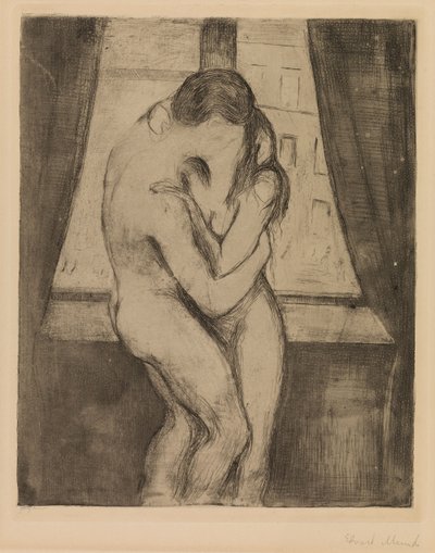 Kiss by Edvard Munch