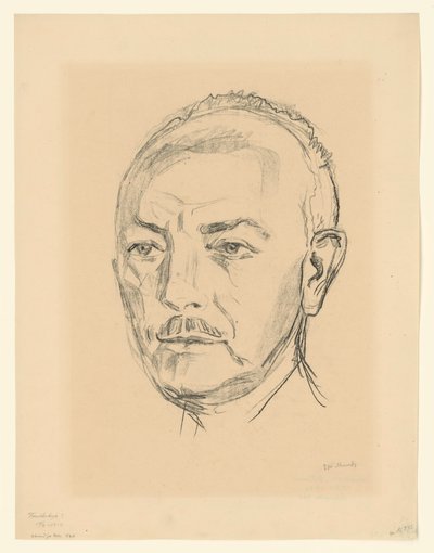 Richard Strauss by Edvard Munch