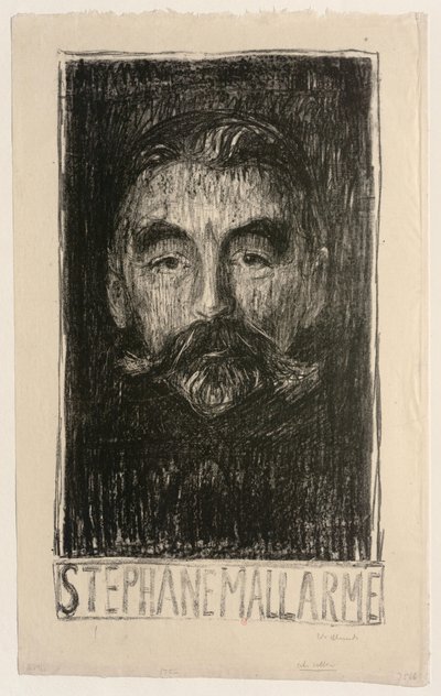 Stéphane Mallarmé by Edvard Munch