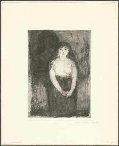 Study of a Model by Edvard Munch