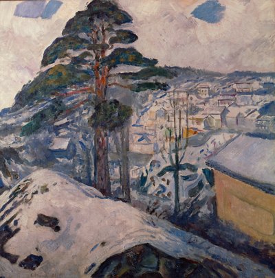 Winter in Kragerø by Edvard Munch