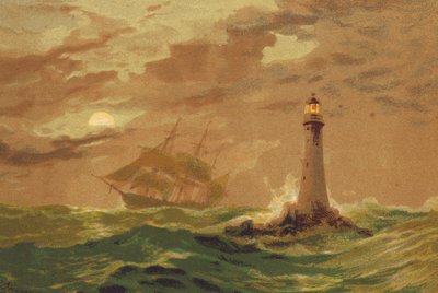Eddystone Lighthouse by Edward (after) Duncan