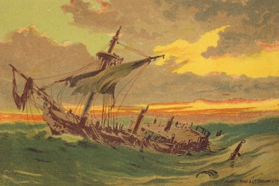 The Abandoned Ship by Edward (after) Duncan