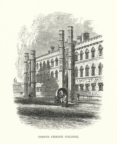 Corpus Christi College by Edward (after) Whymper