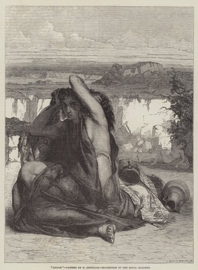 Hagar by Edward A. Armitage