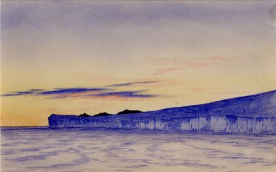 Blue Ice Cliffs, 1901-04 by Edward Adrian Wilson