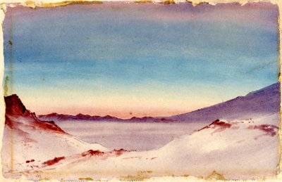 Hut Point from the Gap, 1901-04 by Edward Adrian Wilson