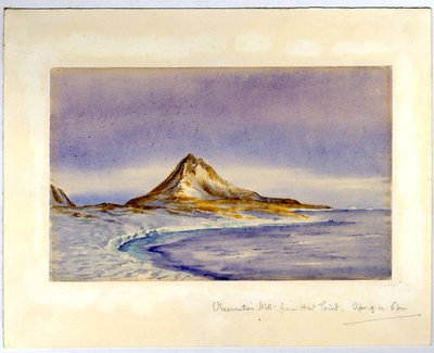 Observation Hill from Hut Point, 1911 by Edward Adrian Wilson