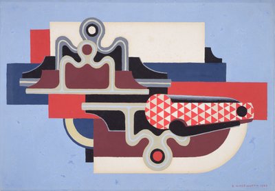 Abstract Design with a Clasp Knife by Edward Alexander Wadsworth