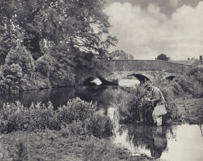 Above the Town Bridge, Stockbridge by Edward Alfred Barton