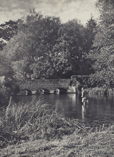 Evening Rise at Leverton Bridge by Edward Alfred Barton