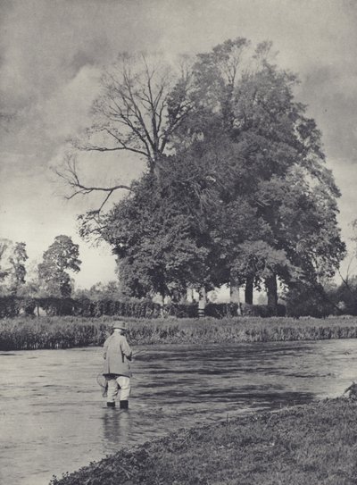 Grayling Time Above Romsey on the Test by Edward Alfred Barton