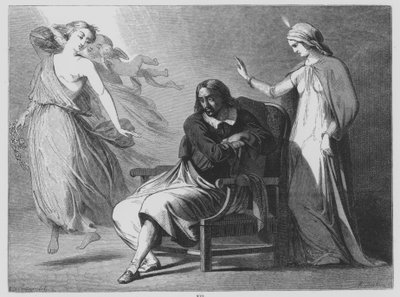 John Milton, Il Penseroso by Edward Armitage