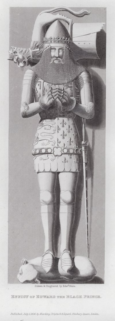 Effigy of Edward the Black Prince by Edward Blore