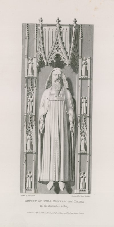 Effigy of King Edward the Third by Edward Blore
