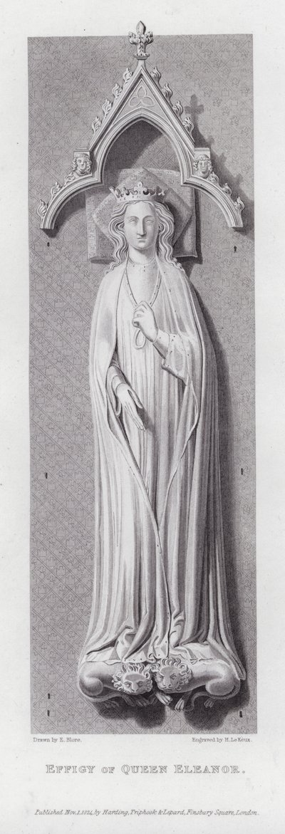 Effigy of Queen Eleanor by Edward Blore