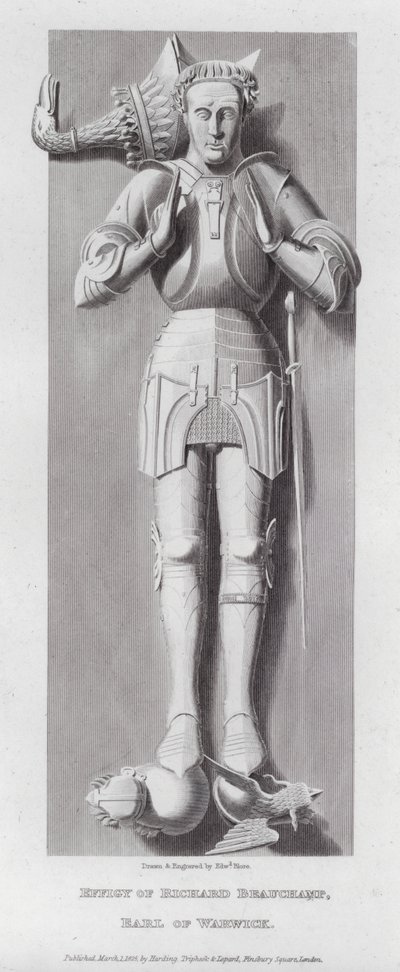 Effigy of Richard Beauchamp, Earl of Warwick by Edward Blore