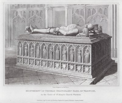 Monument of Thomas Beauchamp Earl of Warwick, in the Choir of St Mary