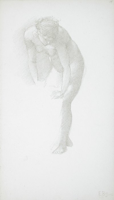 Bending Female Nude by Edward Burne-Jones