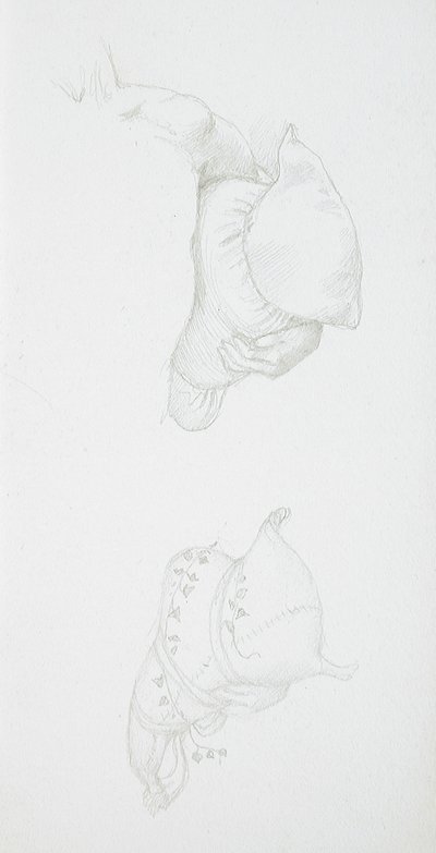 Studies of Cushions by Edward Burne-Jones