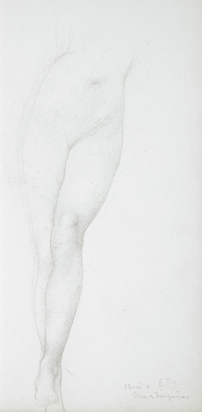 Study of Female Legs by Edward Burne-Jones
