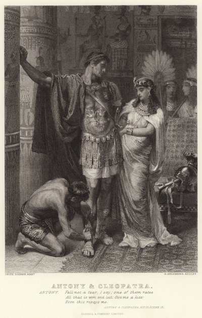 Antony and Cleopatra, Act III, Scene IX by Edward Burne Jones