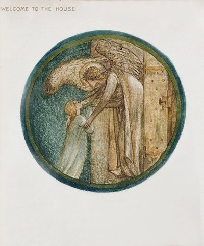The Flower Book: XXXI. Welcome to the House, 1905 by Edward Burne Jones