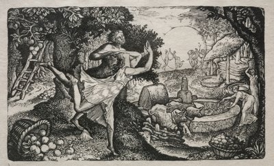 The Cyder Feast: A Vision of Joy and Thanksgiving by Edward Calvert