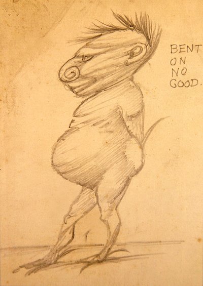 Bent on No Good by Edward Coley Burne Jones