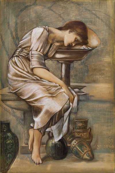 Study for the Briar Rose Series by Edward Coley Burne Jones