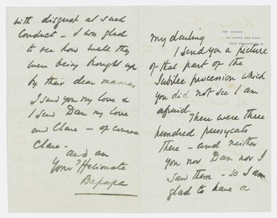 Letter to the artist