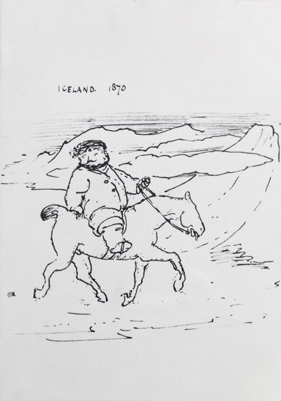 William Morris on Horseback by Edward Coley Burne Jones