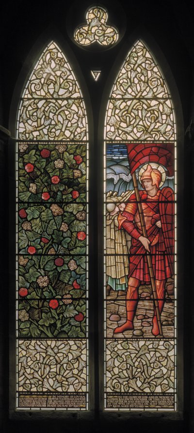 Foliage & Joshua by Edward Coley and Dearle Burne Jones