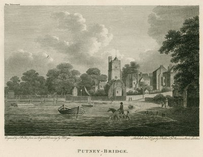 Putney Bridge, London by Edward Dayes