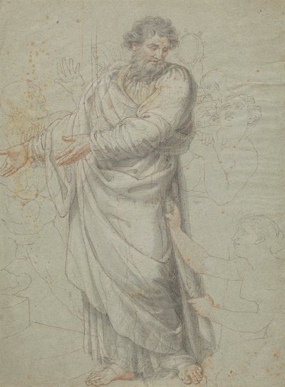 Study for the Figure of St. Paul by Edward Francis Burney