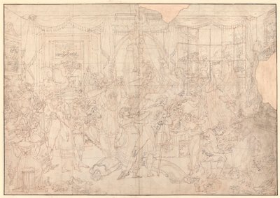 The Elegant Establishment for Young Ladies (study) by Edward Francis Burney
