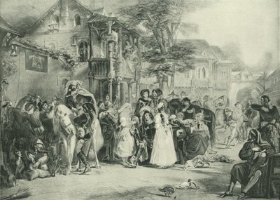 Chaucer and the Canterbury Pilgrims by Edward Henry Corbould