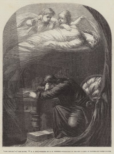 Lost Lenore, The Raven, by E A Poe by Edward Henry Wehnert