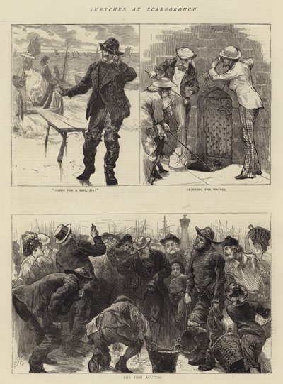 Sketches at Scarborough by Edward John Gregory