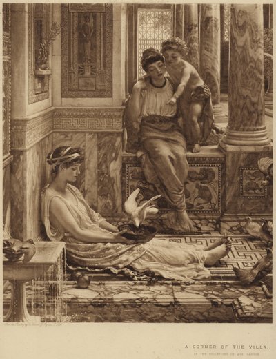A Corner of the Villa by Edward John Poynter