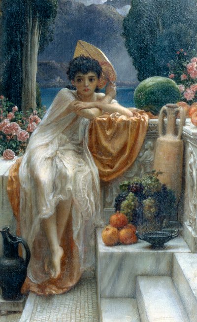 On the Temple Steps by Edward John Poynter