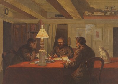 Polar sketches, Winter quarters inside HMS 