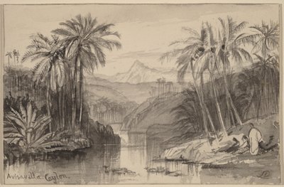 Avisavella, Ceylon by Edward Lear