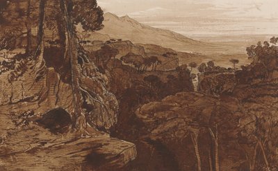 Bavella, Corsica by Edward Lear