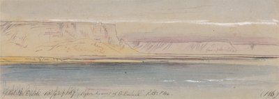Gebel Sheikh Eredi, (pigeon house of Er Raineh) by Edward Lear
