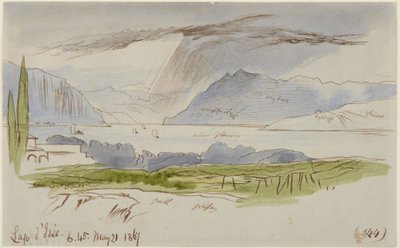 Lake Iseo by Edward Lear